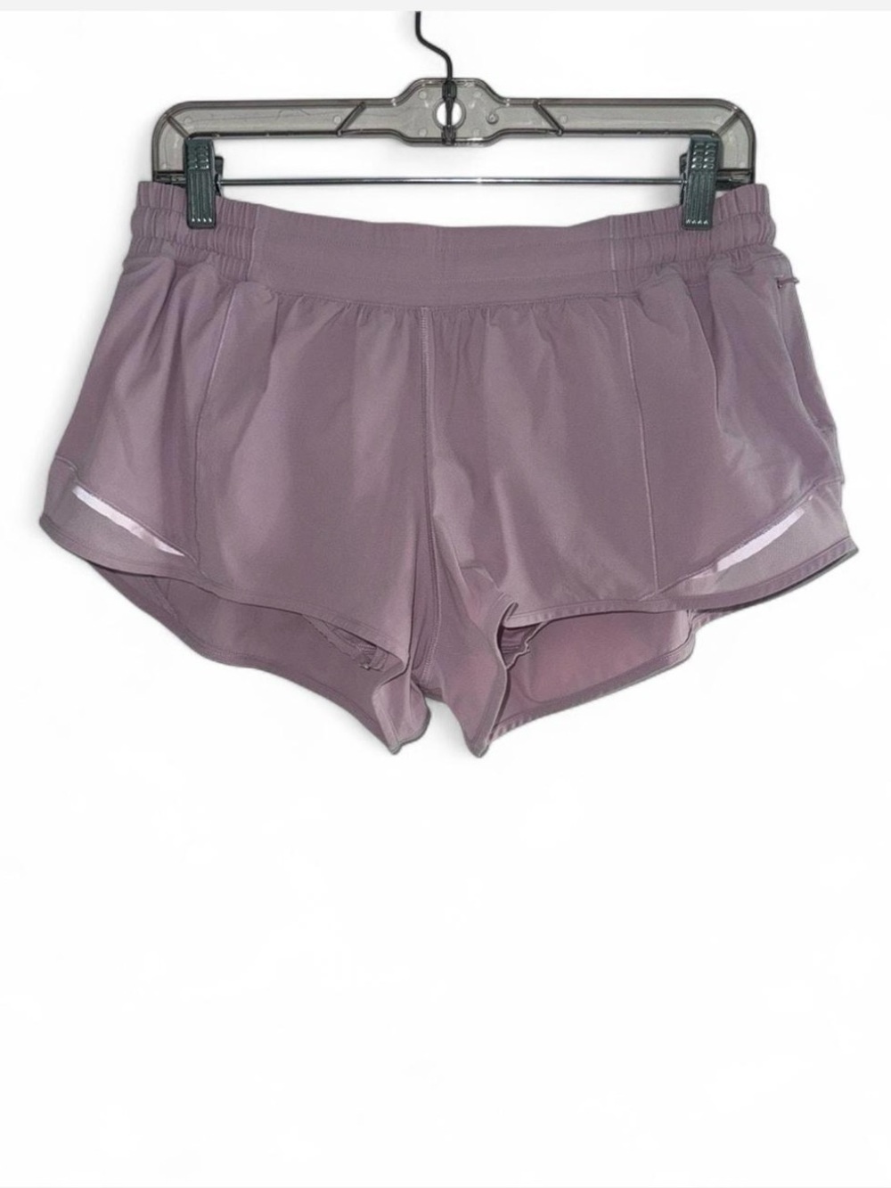lululemon athletica Hotty Hot Lavender Mauve Running Shorts